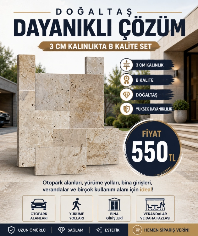 TRAVERTEN 3CM SET
