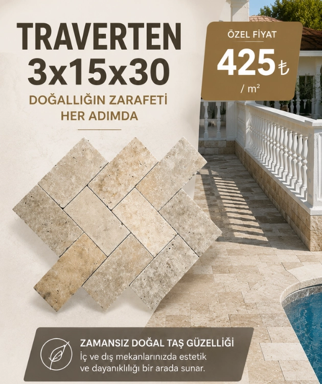 3X15X30 TRAVERTEN