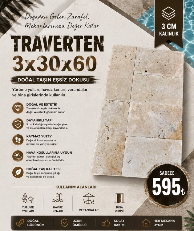 3X30X60 TRAVERTEN