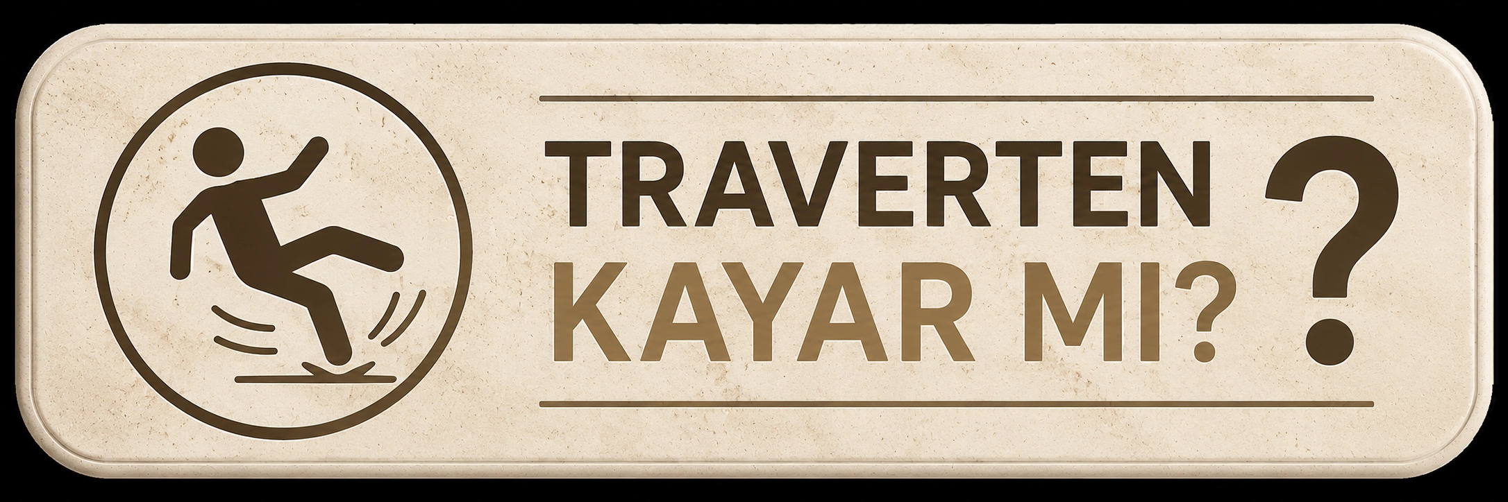Traverten kayar mı?